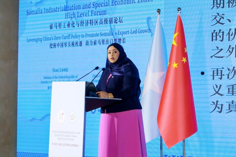 Soomaaliya oo Beijing ka raadineysa maalgashi iyo xoojinta ganacsiga Shiinaha