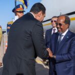 Madaxweyne Xasan Sheekh oo ka qaybgalaya Madasha Al-Calamayn Afrika