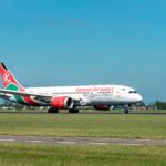 Rakaab ku geeriyooday Diyaaradda Kenya Airways oo ku sii jeedday Lagos
